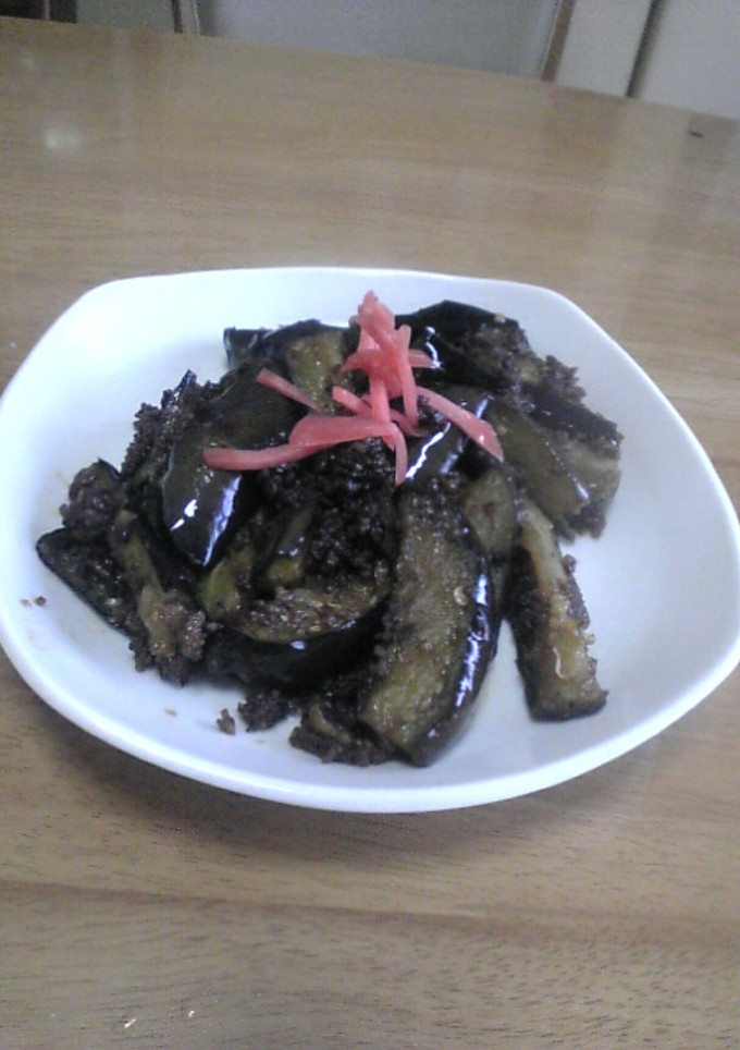 茄子とひき肉のオイスター炒め-レシピのメイン写真