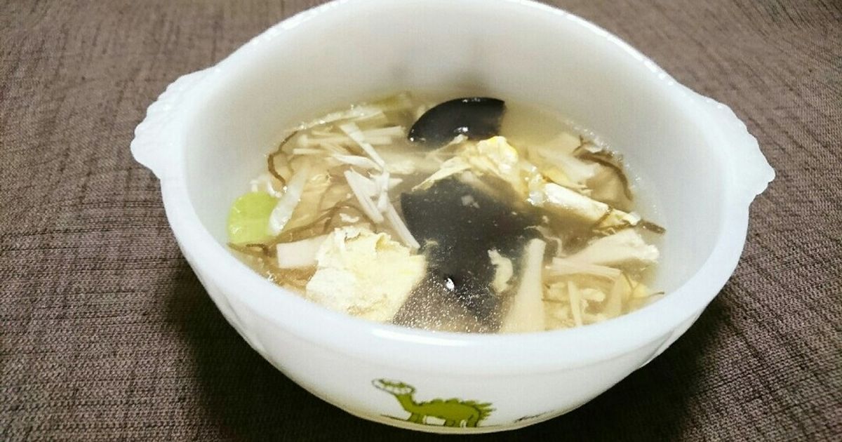 タイの屋台風きのこスープ by JA中野市 【クックパッド】 簡単