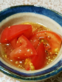 トマトのハニーマスタード和え-レシピのメイン写真