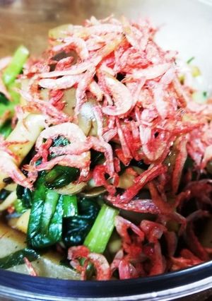 糖尿病食⑦チンゲン菜贅沢炒和♥ゆりさん風-レシピのメイン写真