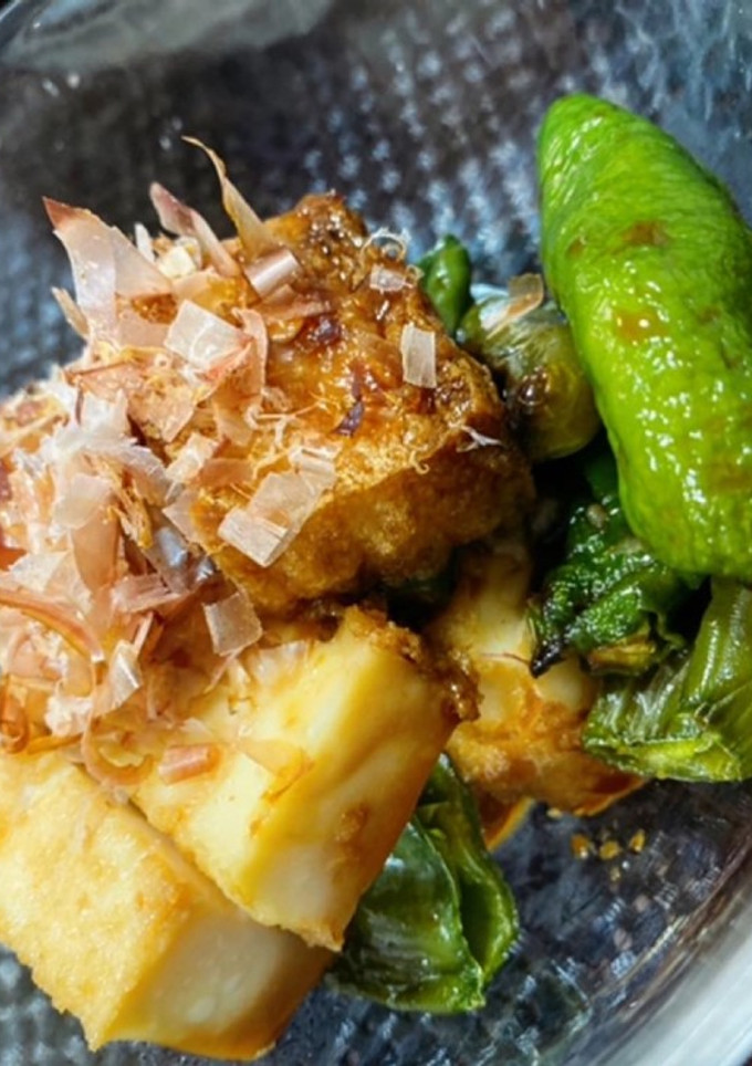 5分！万願寺唐辛子と厚揚げの焼き浸し-レシピのメイン写真