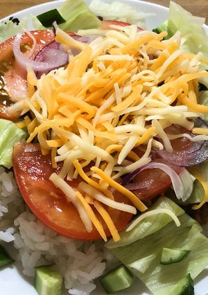 激ウマ簡単お肉たっぷりタコライス-レシピのメイン写真