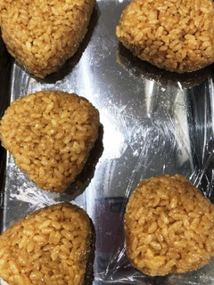 焼きおにぎり♪写真は焼く前です-レシピのメイン写真