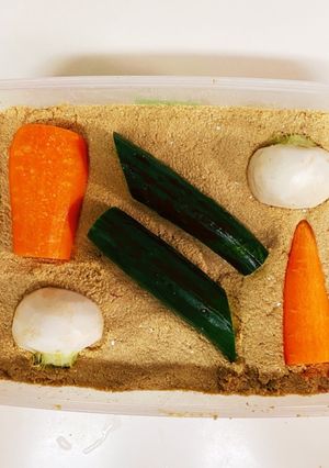 ★簡単冷蔵庫ぬか漬け★ 〜野菜の切り方〜-レシピのメイン写真