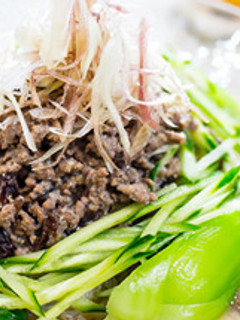 レーズンそぼろのヘルシー冷やし担々麺-レシピのメイン写真