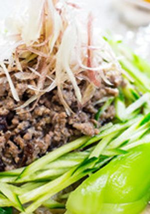 レーズンそぼろのヘルシー冷やし担々麺-レシピのメイン写真