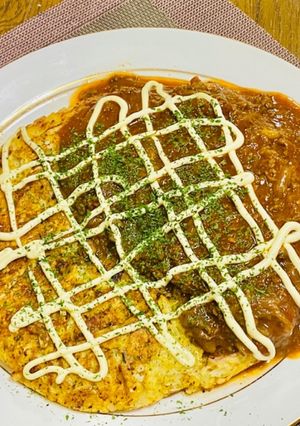ハヤシソースで洋風お好み焼き-レシピのメイン写真