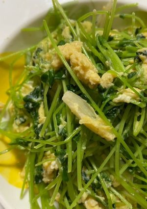 豆苗のニンニク炒め★-レシピのメイン写真