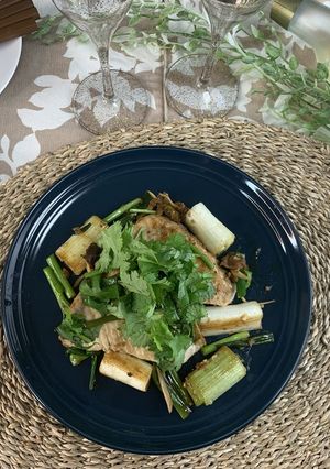 【椎茸粉使用】カジキマグロのピリ辛梅炒め-レシピのメイン写真