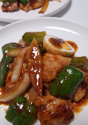 お二人さんの☆豚バラ肉の甘辛ソース炒め！-レシピのメイン写真