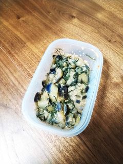 ナスと青じそのゴマ味噌炒め-レシピのメイン写真