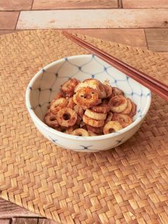 材料4つ★ちくわのマヨおかか炒め-レシピのメイン写真