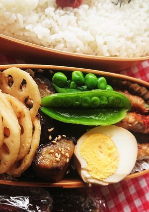 お弁当★スナップエンドウ★レンチン蒸し-レシピのメイン写真