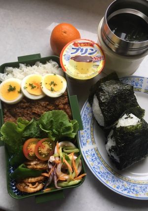 高校男子お弁当　1.7.28-レシピのメイン写真