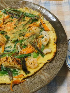 野菜たっぷり米粉の海鮮チジミ-レシピのメイン写真