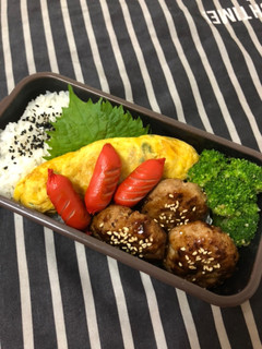 男子高校生弁当★35 ハンバーグ弁当-レシピのメイン写真