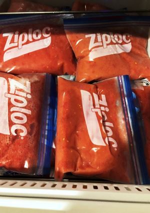 フレッシュなトマトで冷凍保存-レシピのメイン写真