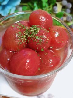 白だしde♪ミニトマトの和風マリネ♡-レシピのメイン写真