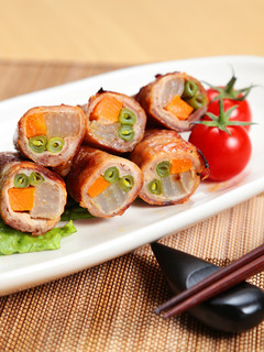 オーブンレンジで簡単!肉巻き野菜-レシピのメイン写真