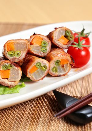 オーブンレンジで簡単！肉巻き野菜-レシピのメイン写真