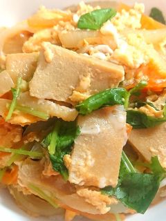 高野豆腐で他人丼(⌒‐⌒)/-レシピのメイン写真