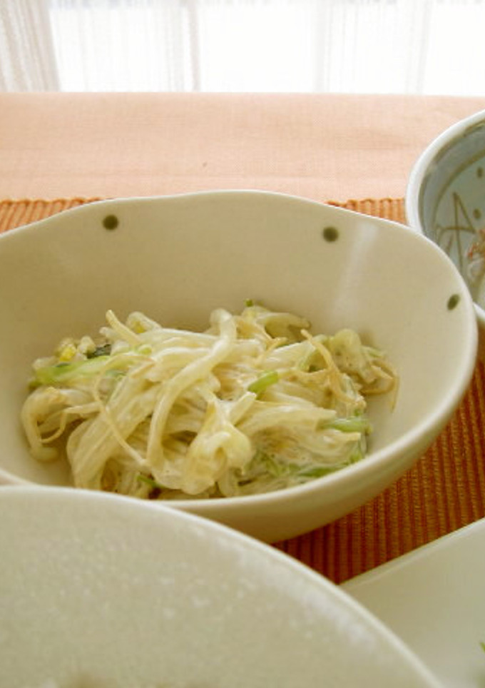 もやしのからしマヨネーズ和え（透析食）-レシピのメイン写真