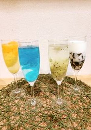 夏休みに作ろう　クラッシュゼリードリンク-レシピのメイン写真