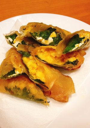 とうもろこしとチーズの春巻き-レシピのメイン写真