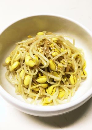 節約！でも美味しい！「豆もやしのナムル」-レシピのメイン写真