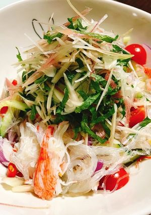 和の香味野菜でさっぱり夏のヤムウンセン-レシピのメイン写真