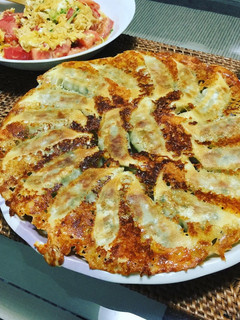 チーズ羽根つき雪松餃子-レシピのメイン写真