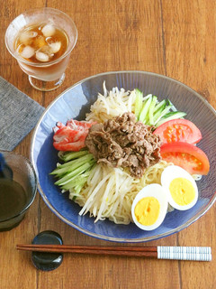 スタミナたっぷり◎焼き肉冷麺-レシピのメイン写真