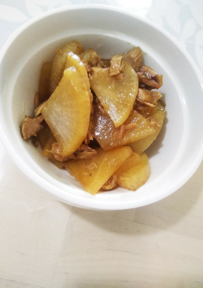簡単に♪大根とツナの炒め煮-レシピのメイン写真