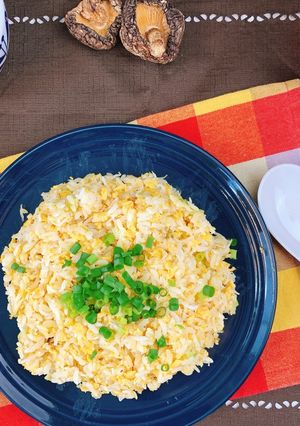 【椎茸粉使用】旨味しらすチャーハン-レシピのメイン写真