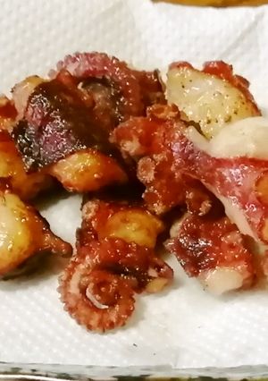油のハネにくい!美味しいタコのから揚げ-レシピのメイン写真