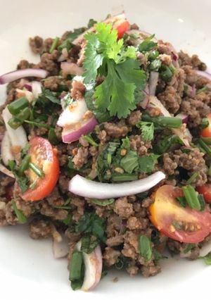 タイ風スパイシー挽肉サラダ ラープ-レシピのメイン写真