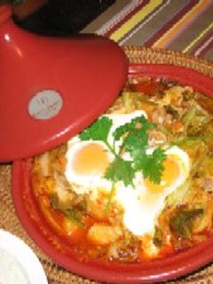 タジン鍋で野菜とお肉のスパイス煮-レシピのメイン写真