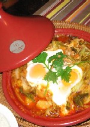 タジン鍋で野菜とお肉のスパイス煮-レシピのメイン写真