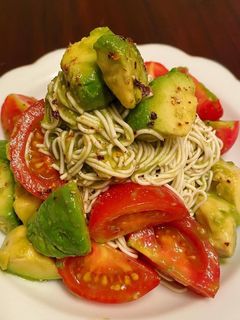 アボカドとトマトのとうふそうめん風-レシピのメイン写真