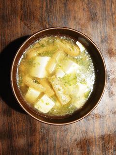 油揚げとみぞれキャベツの和風スープ-レシピのメイン写真