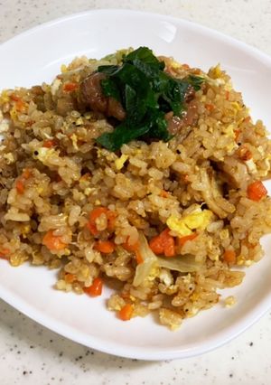 レモン風味の鶏皮チャーハン-レシピのメイン写真