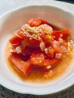 トマトと玉ねぎの中華風サラダ-レシピのメイン写真