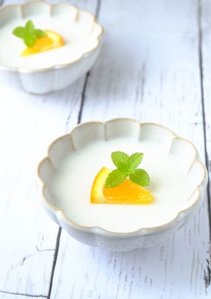 〈くらし薬膳〉甘酒とヨーグルトのゼリー-レシピのメイン写真