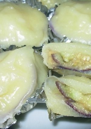 茄子を味わう丸茄子のおやき（蒸しＶｅｒ）-レシピのメイン写真