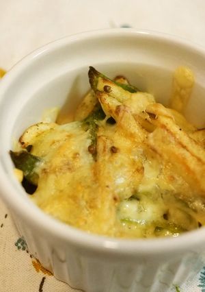 もう一品！オクラとジャガイモのチーズ焼き-レシピのメイン写真