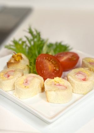 簡単✨食パンで！一口チーズロールトースト-レシピのメイン写真