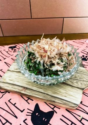 モロヘイヤのお浸し♡簡単でごめんなさい-レシピのメイン写真