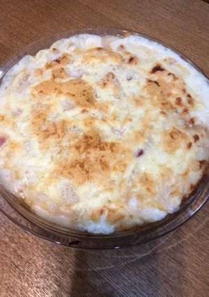 ヘルシー！山芋とベーコンのグラタン-レシピのメイン写真