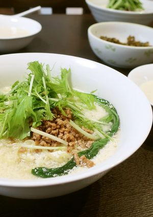 お昼に豆乳で担々麺-レシピのメイン写真