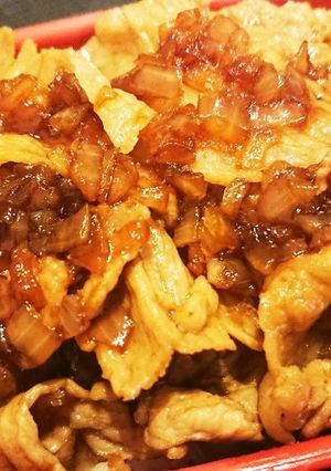 豚肉の焦がし玉葱ソース-レシピのメイン写真